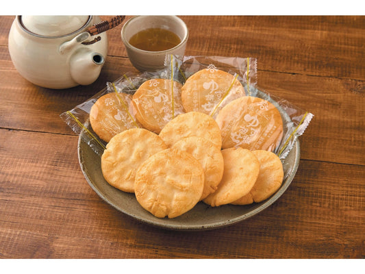 Iwatsuka Yuzu Pepper Rice Crackers Drinking Snack 8pcs x 12-Pack Made in Japan