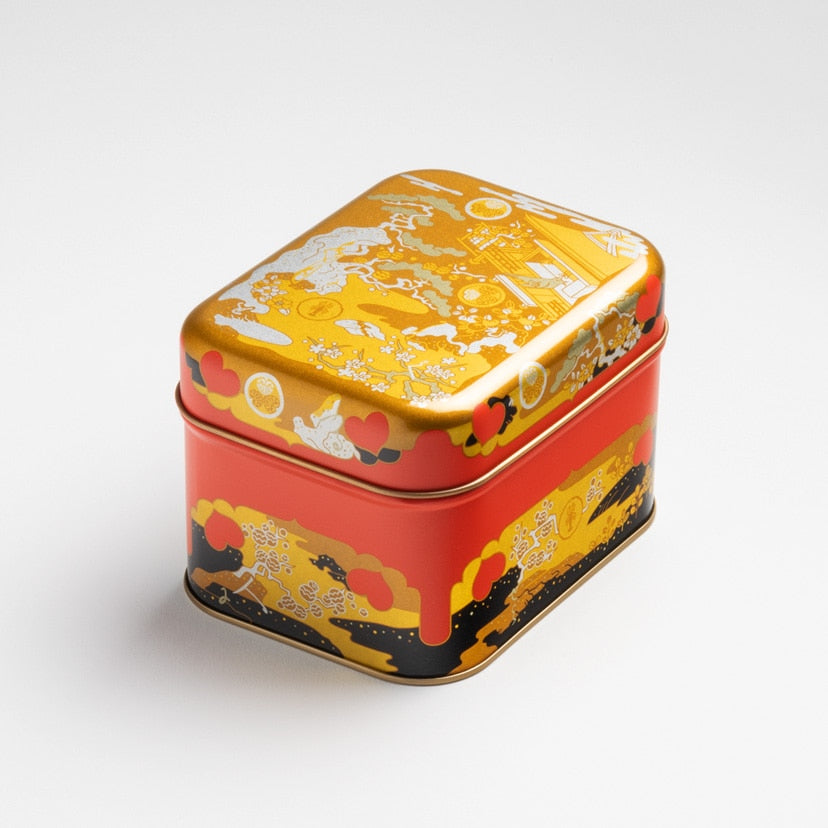 坂角總本舖 × 國寶 初音之調度 姬 Yukari 緣 鮮蝦餅 32枚入罐裝 135週年紀念版