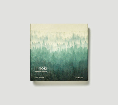 日本香堂Yohaku｜日本製 Hinoki 檜木香錐 12 個組