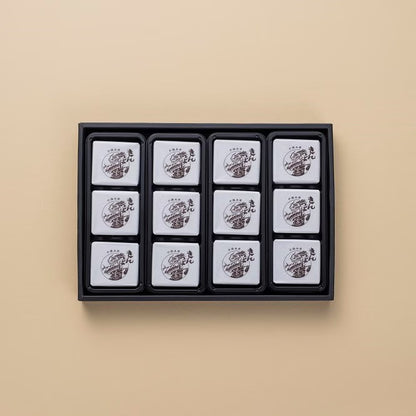 中田屋 傳統口味金鍔餅 昭和經典和式銘菓 和菓子 石川縣金澤名物 12個盒裝