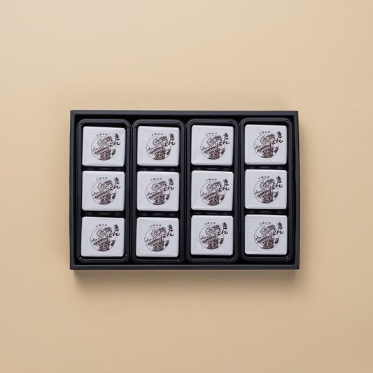 中田屋 傳統口味金鍔餅 昭和經典和式銘菓 和菓子 石川縣金澤名物 12個盒裝