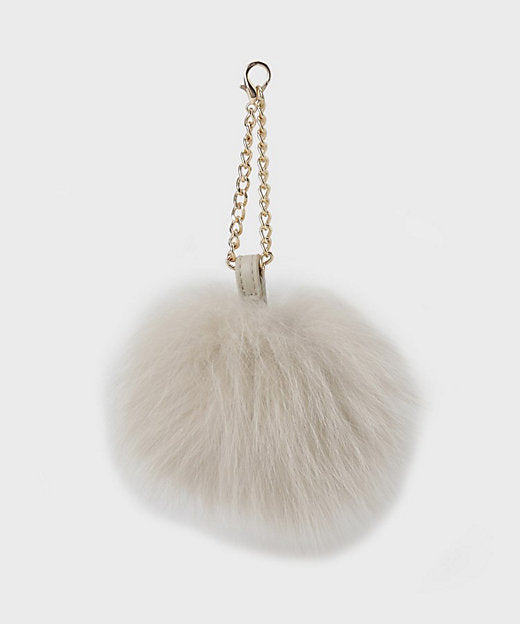 人氣商品【UNTITLED アンタイトル】仿皮草毛球 × mini pouch吊飾