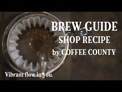 COFFEE COUNTY Rwanda Burera CWS Natural Whole Coffee Beans, Roasted in Japan 400g